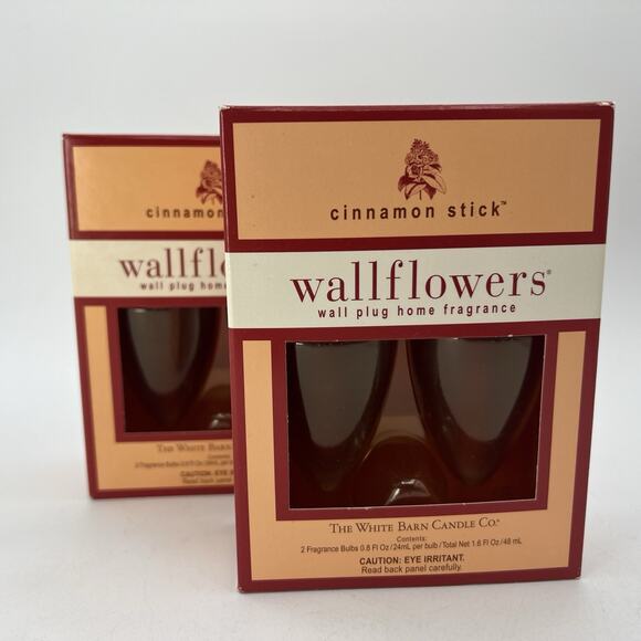 Set 4 Bath & Body Works CINNAMON STICK Wallflowers Home Fragrance Refills - Picture 1 of 2